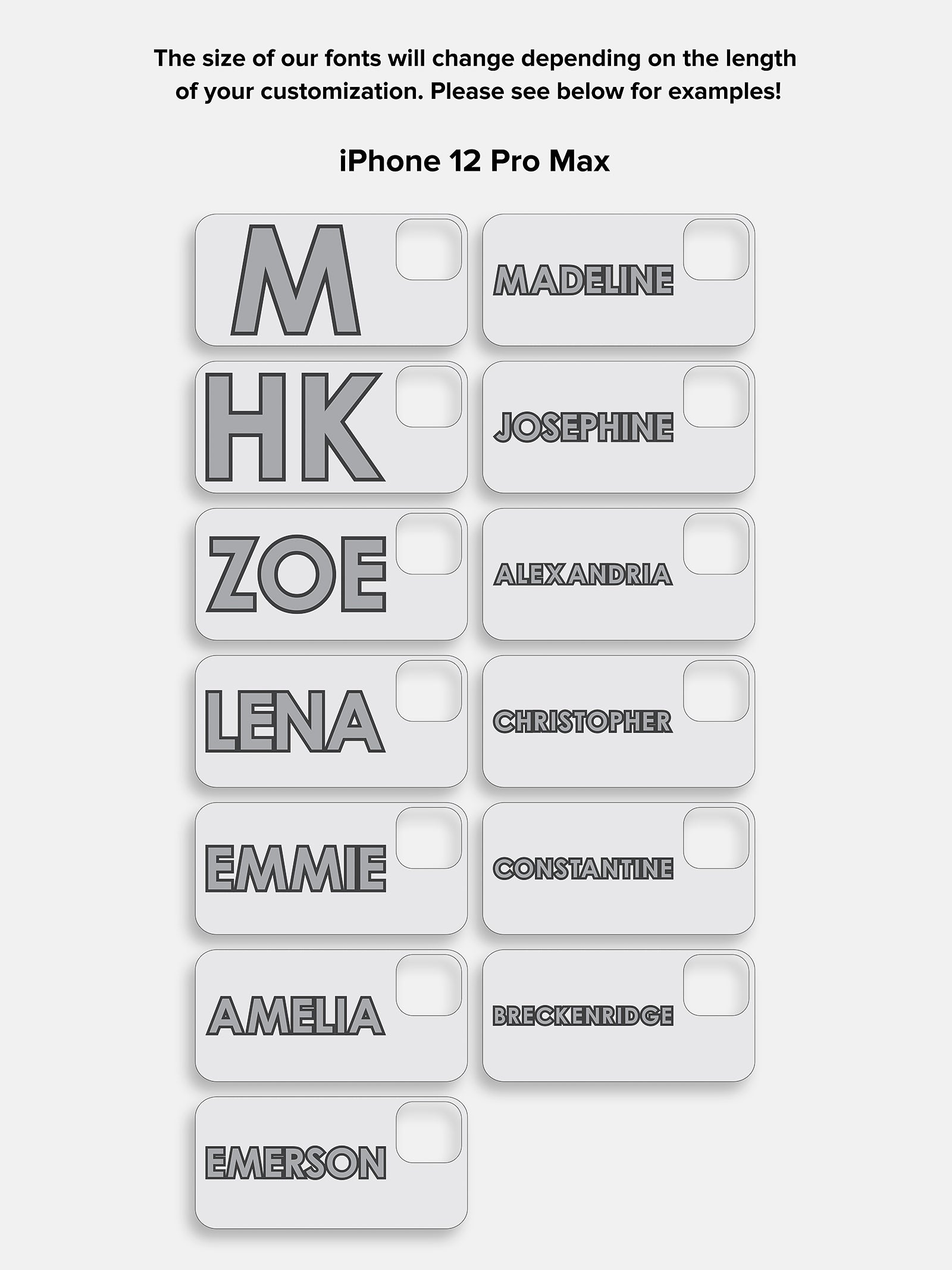 Block Font Custom iPhone Case - Lavender/White - Image 12