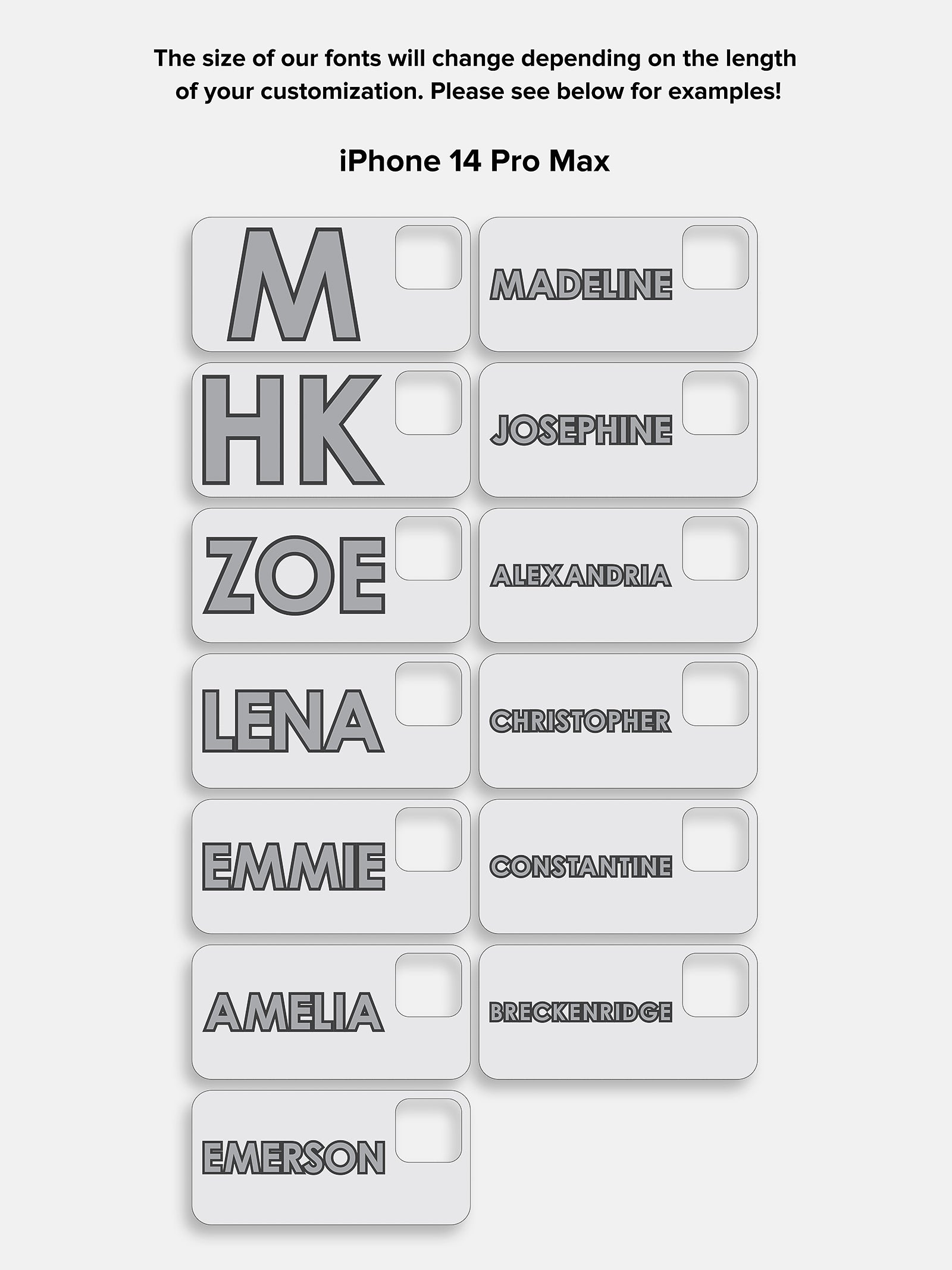 Block Font Custom iPhone Case - Beige/Brown - Image 20