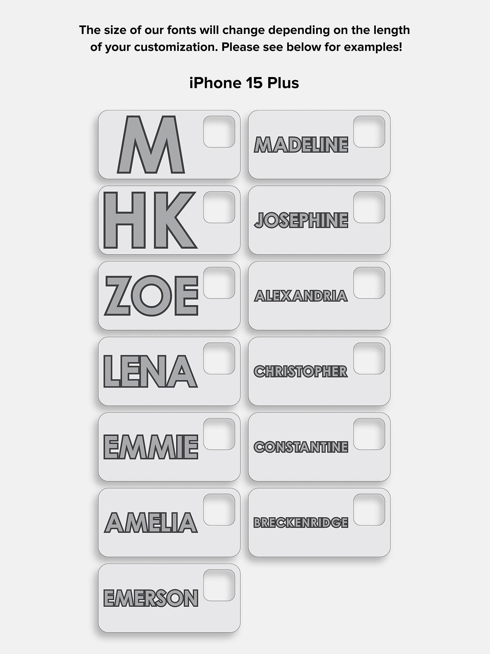 Block Font Custom iPhone Case - Beige/Brown - Image 22