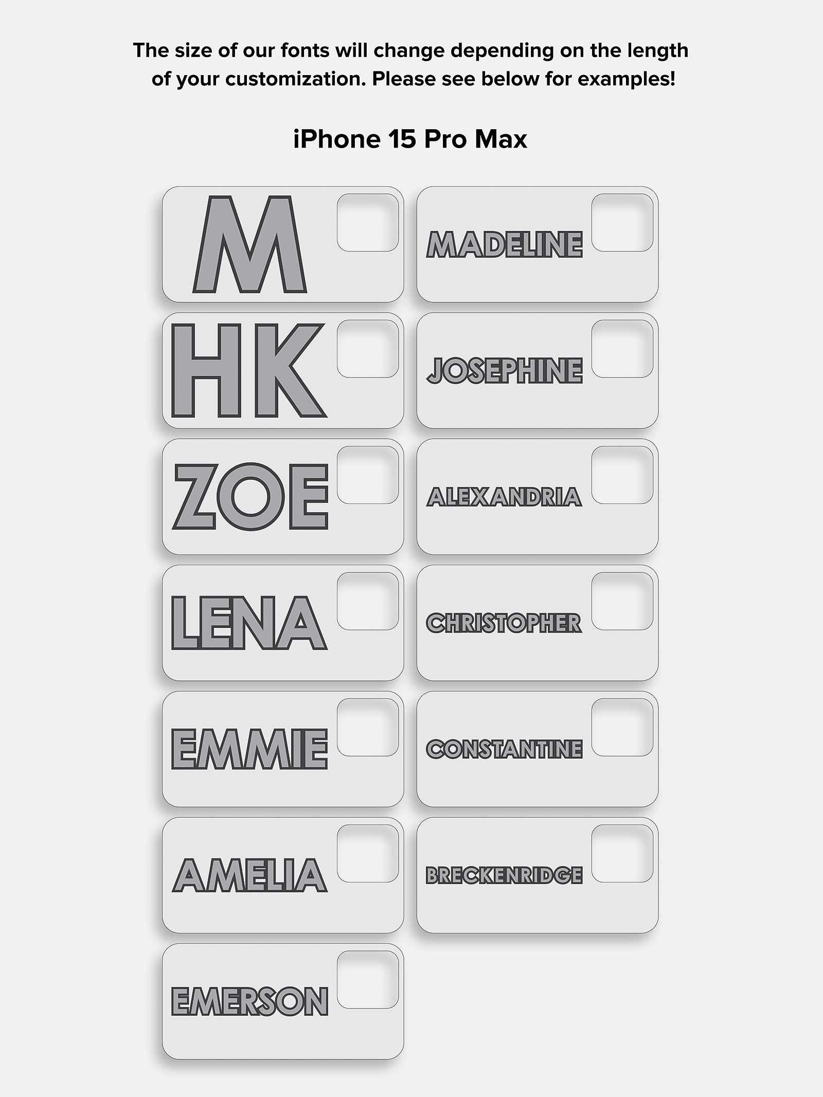 Block Font Custom iPhone Case - Beige/Brown - Image 24