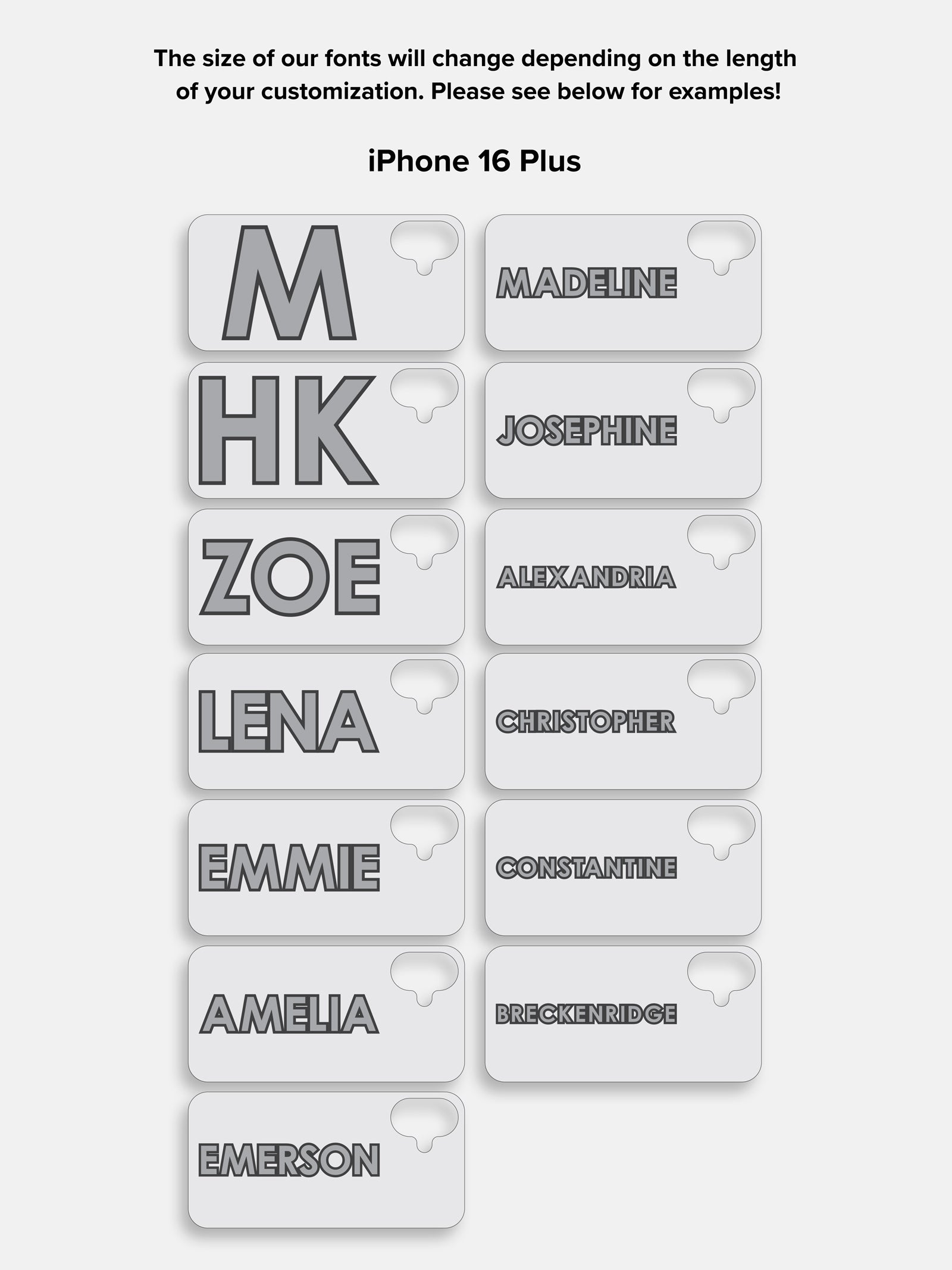 Block Font Custom iPhone Case - Beige/Brown - Image 28